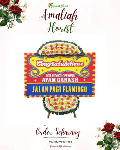 Bunga Papan Congratulation di Karangasem